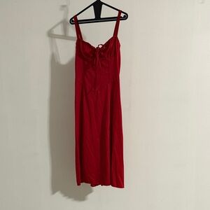 Elegant Red Women's Dress